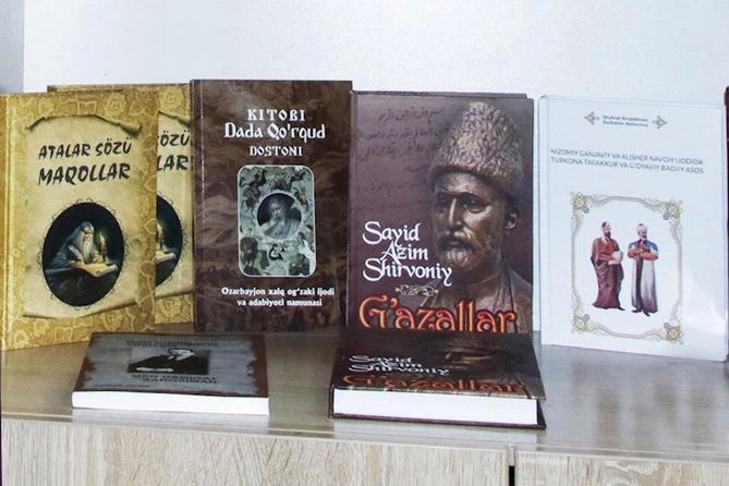 Özbəkistan universitetində Seyid Əzim Şirvani adına auditoriya açılıb — FOTOLAR