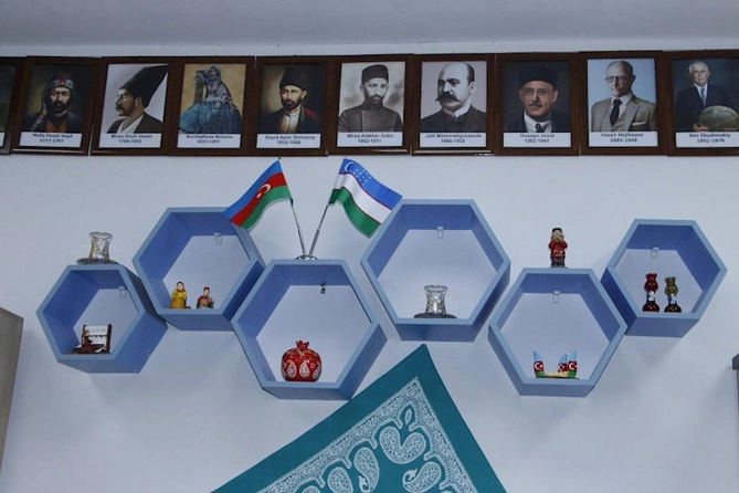 Özbəkistan universitetində Seyid Əzim Şirvani adına auditoriya açılıb — FOTOLAR
