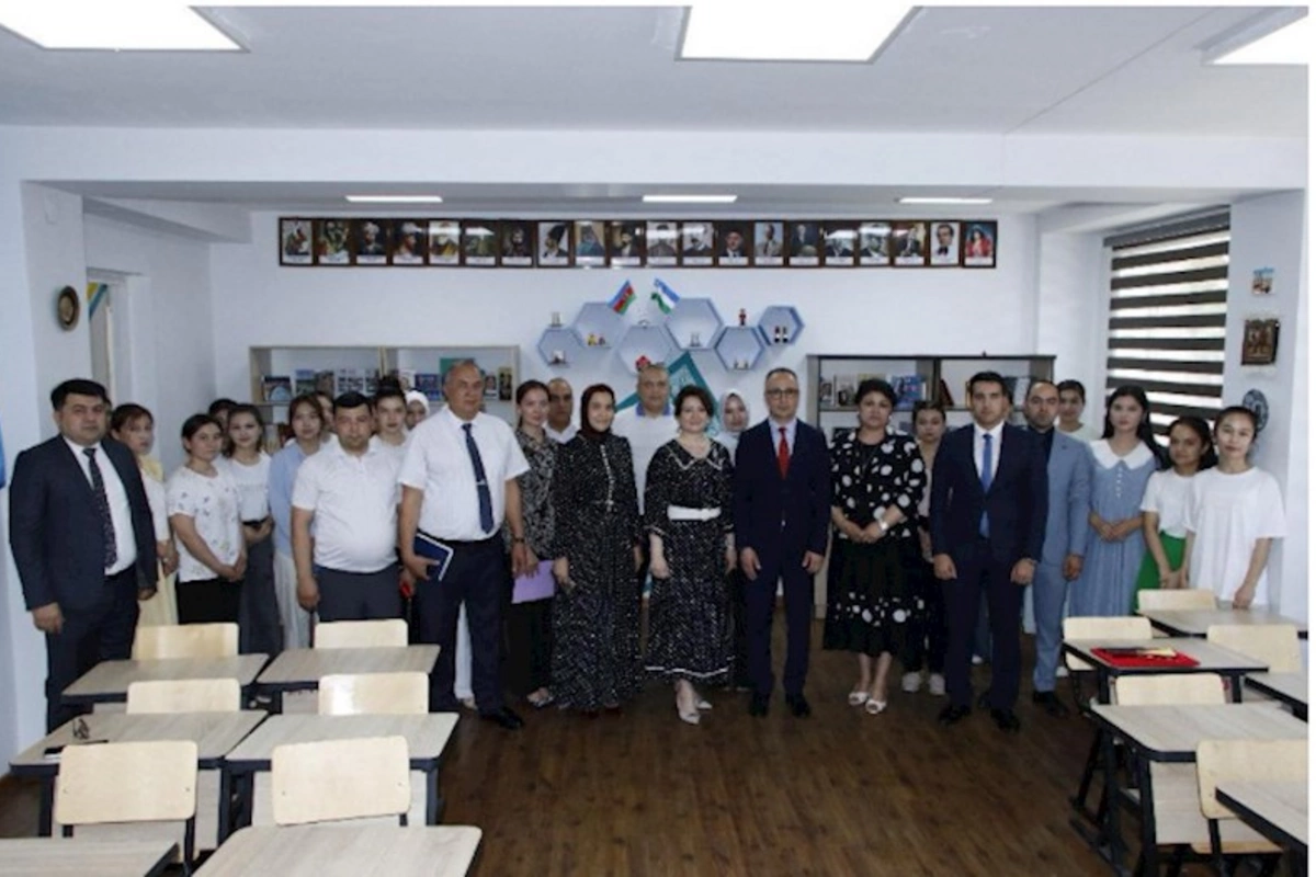 Özbəkistan universitetində Seyid Əzim Şirvani adına auditoriya açılıb — FOTOLAR