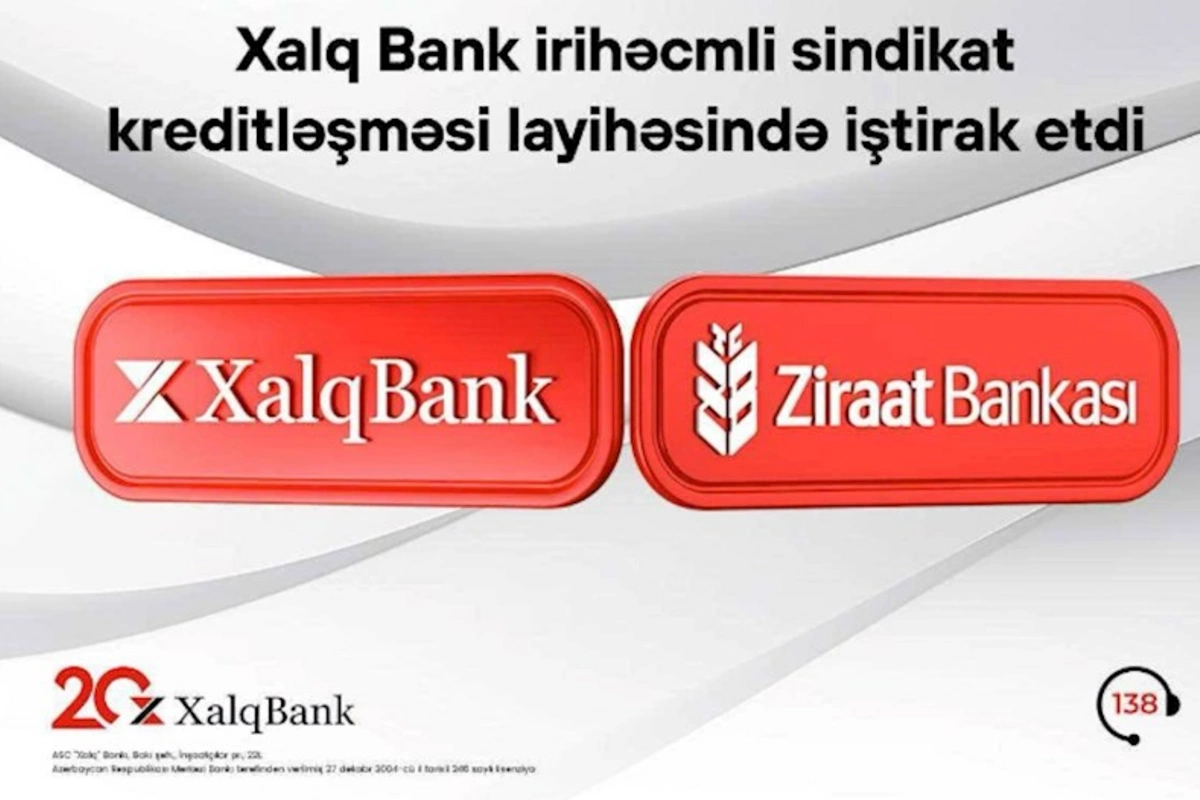 Xalq Bank beynəlxalq maliyyə bazarında növbəti layihədə iştirak edib