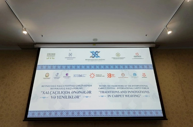 Bakıda Beynəlxalq Xalça Festivalı keçirilir — FOTOLAR