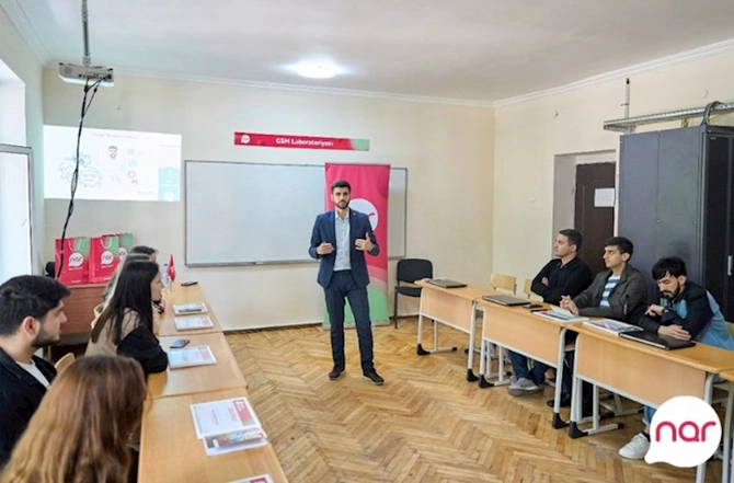 “Nar”ın dəstəyi ilə tələbələr üçün təlimlər keçirilib — FOTOLAR