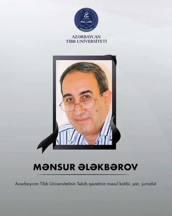Tanınmış jurnalist vəfat etdi — FOTO Tanınmış jurnalist vəfat etdi — FOTO