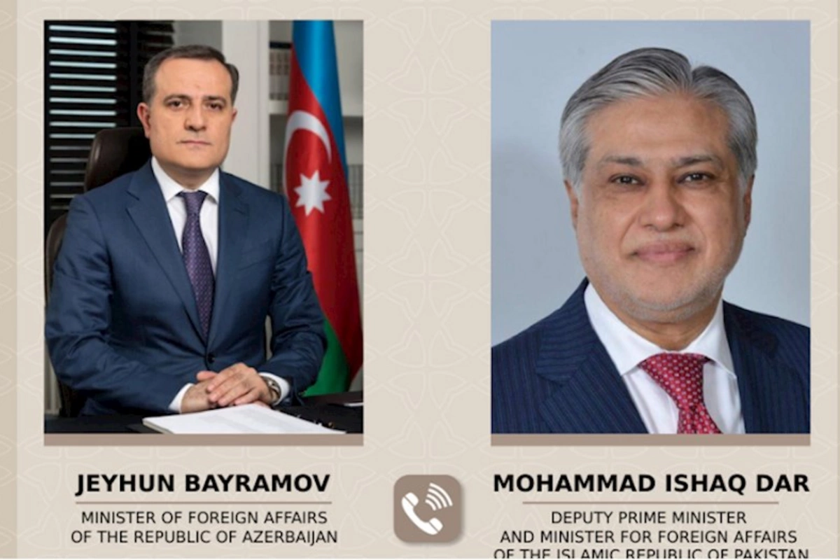 Ceyhun Bayramov pakistanlı həmkarı ilə Şahbaz Şərifin Azərbaycana səfərini müzakirə edib