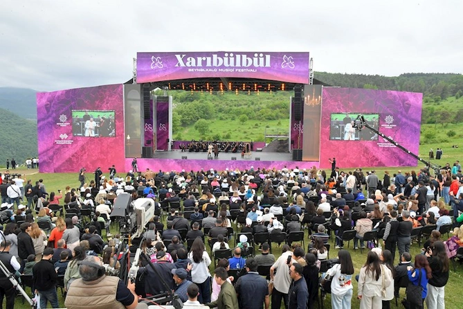 Şuşada “Xarıbülbül” musiqi festivalının açılışı oldu — FOTOLAR