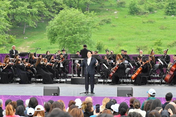 Şuşada “Xarıbülbül” musiqi festivalının açılışı oldu — FOTOLAR