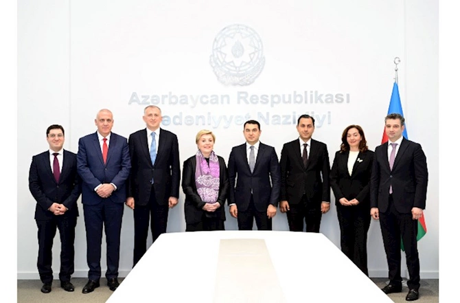Azərbaycan ilə Gürcüstan arasında mədəniyyət sahəsində əməkdaşlığın perspektivləri müzakirə olunub — FOTOLAR Azərbaycan ilə Gürcüstan arasında mədəniyyət sahəsində əməkdaşlığın perspektivləri müzakirə olunub — FOTOLAR