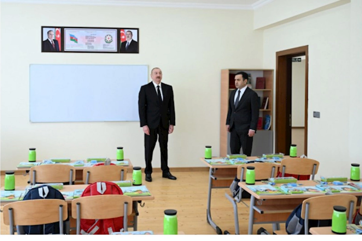 İlham Əliyev İsmayıllıda “Talıstan” liseyinin binasının açılışında iştirak edib — FOTOLAR (YENİLƏNİB)