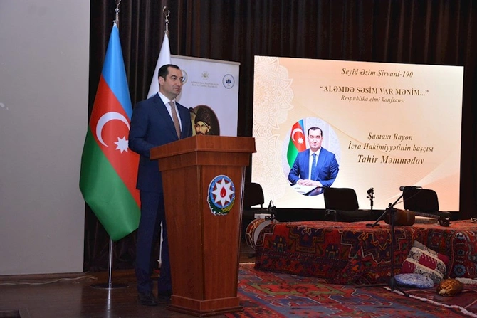 Şamaxıda “Aləmdə səsim var mənim...” adlı konfrans keçirildi — FOTOLAR
