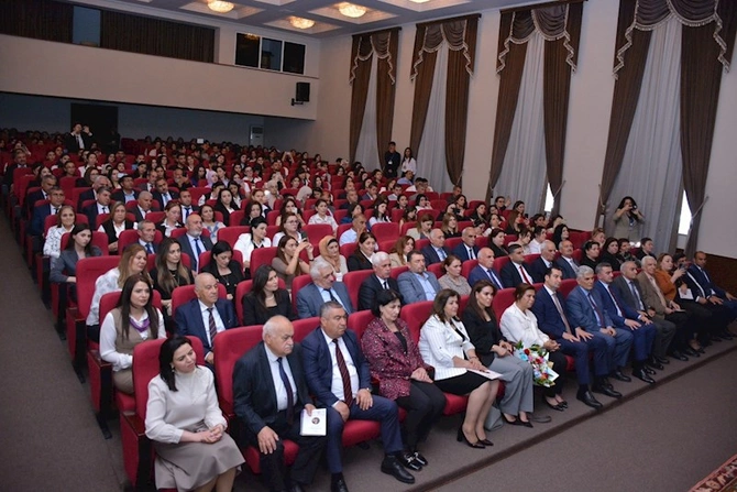 Şamaxıda “Aləmdə səsim var mənim...” adlı konfrans keçirildi — FOTOLAR
