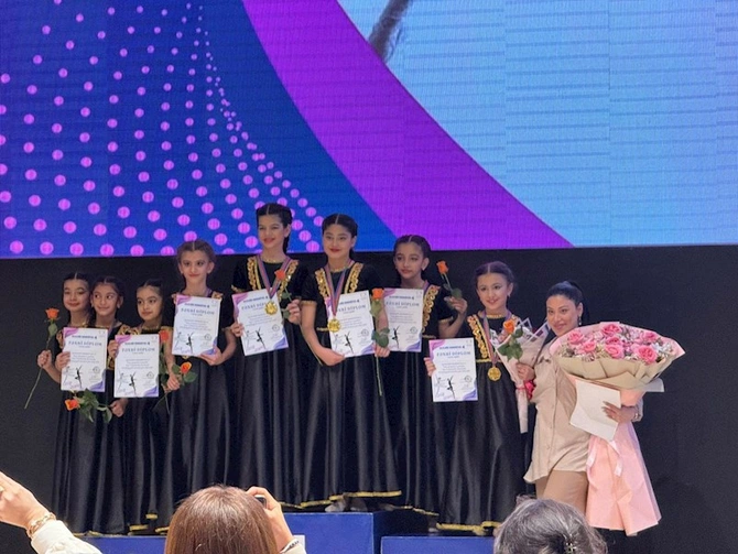 Anaida Rostovskayanın imzası ilə “Prosport”un gimnastları səhnəyə həyat verdi — FOTOLAR