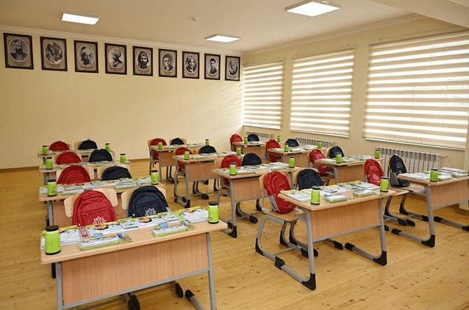 İlham Əliyev İsmayıllıda “Talıstan” liseyinin binasının açılışında iştirak edib — FOTOLAR (YENİLƏNİB)