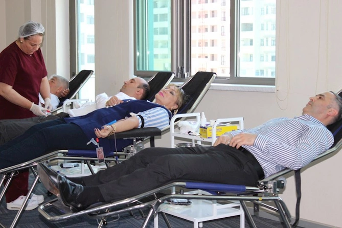 Əmanətlərin Sığortalanması Fondu qanvermə aksiyası keçirib — FOTOLAR
