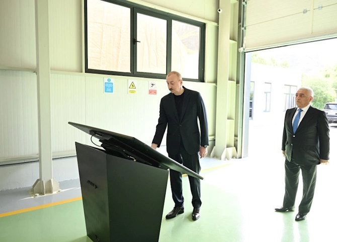 Prezident “Aşağı Malıbəyli” və “Mirik” su elektrik stansiyalarının açılışında — FOTOLAR Prezident “Aşağı Malıbəyli” və “Mirik” su elektrik stansiyalarının açılışında — FOTOLAR