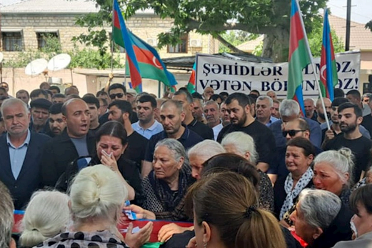 İtkin şəhidimiz dəfn olundu — FOTOLAR