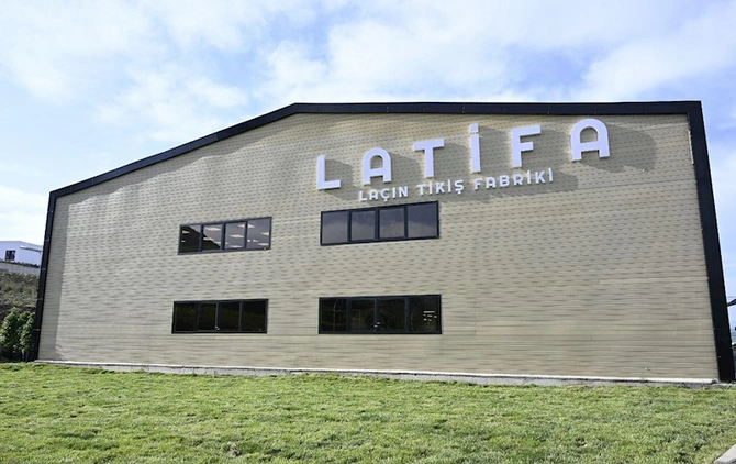 İlham Əliyev “LATIFA” Laçın tikiş fabrikinin açılışında iştirak edib — FOTOLAR (YENİLƏNİB)
