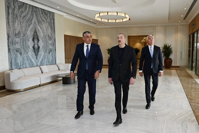 Prezident “Laçın” İstirahət Kompleksinin açılışını etdi — FOTOLAR Prezident “Laçın” İstirahət Kompleksinin açılışını etdi — FOTOLAR