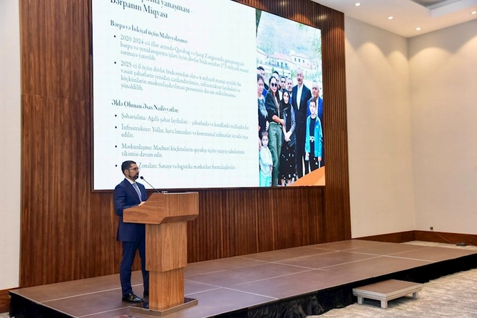 QDF işğaldan azad edilmiş ərazilərin bərpası üçün ianələrin cəlb edilməsi məqsədi ilə donor və tərəfdaşları ilə görüş təşkil edib — FOTOLAR