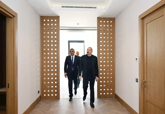 Prezident “Laçın” İstirahət Kompleksinin açılışını etdi — FOTOLAR Prezident “Laçın” İstirahət Kompleksinin açılışını etdi — FOTOLAR