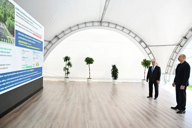 Prezident “Aşağı Malıbəyli” və “Mirik” su elektrik stansiyalarının açılışında — FOTOLAR Prezident “Aşağı Malıbəyli” və “Mirik” su elektrik stansiyalarının açılışında — FOTOLAR