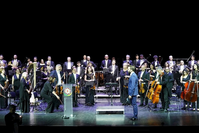 Romada Eldar Mansurovun simfonik musiqisinə həsr olunmuş konsert keçirilib — FOTOLAR