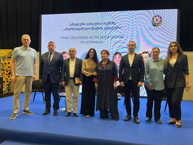 Azərbaycan Tbilisi Beynəlxalq Kitab Festivalında ilk dəfə milli stendlə təmsil olunur— FOTOLAR