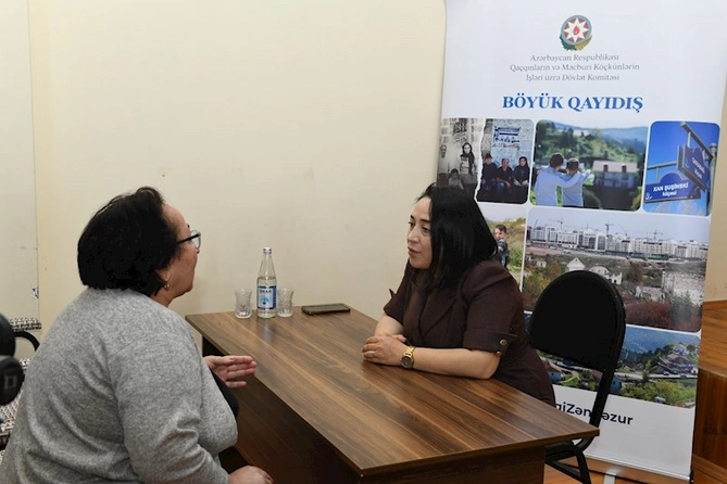 Vəkillər keçmiş məcburi köçkünlərə pulsuz hüquqi yardım göstərdi — FOTOLAR