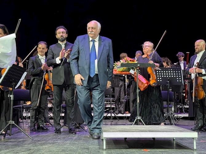 Romada Eldar Mansurovun simfonik musiqisinə həsr olunmuş konsert keçirilib — FOTOLAR
