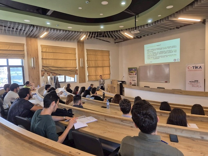 TİKA-dan azərbaycanlı universitet tələbələrinə Yaşıl Keçid təlimi keçirildi — FOTOLAR
