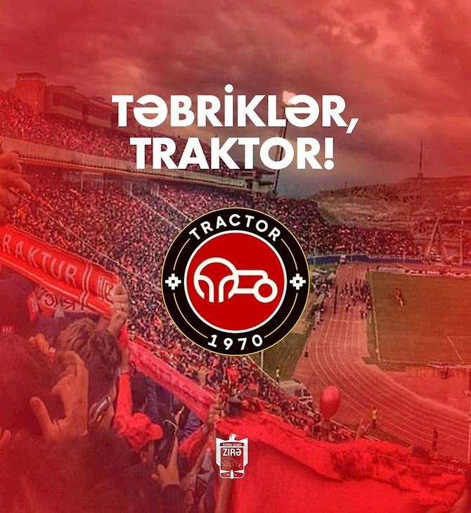 Azərbaycan klubları “Traktor”u təbrik etdilər — FOTOLAR Azərbaycan klubları “Traktor”u təbrik etdilər — FOTOLAR