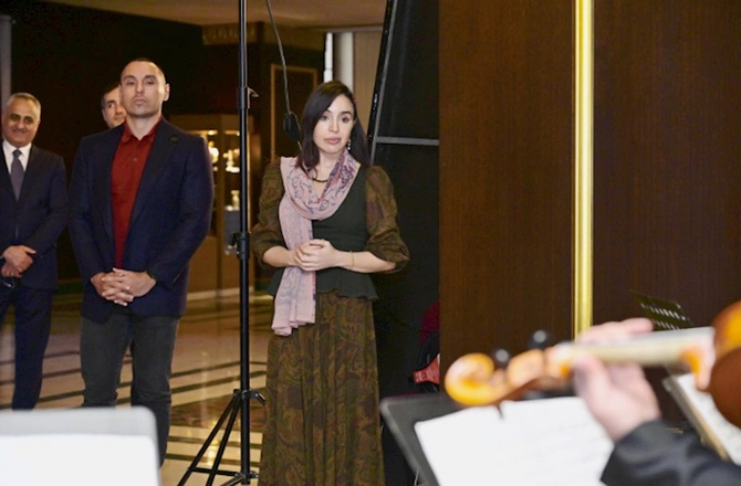 Leyla Əliyeva və Arzu Əliyeva Naxçıvanda — FOTOLAR Leyla Əliyeva və Arzu Əliyeva Naxçıvanda — FOTOLAR
