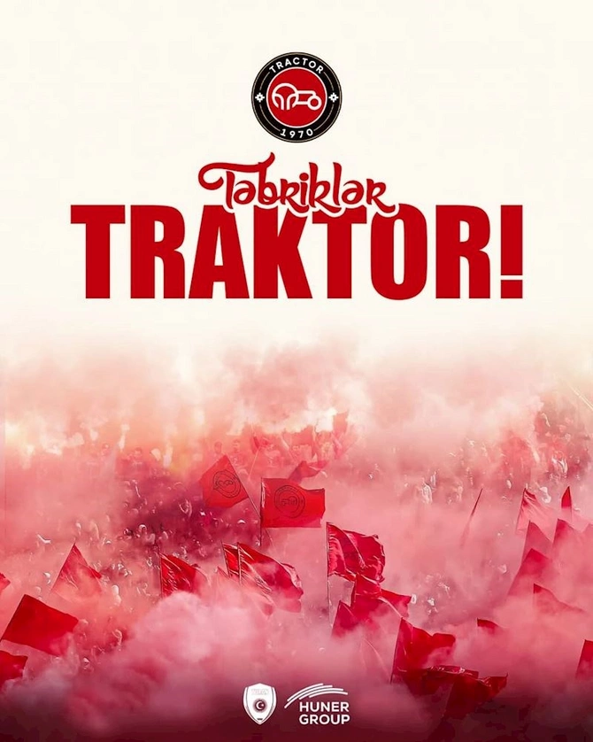 Azərbaycan klubları “Traktor”u təbrik etdilər — FOTOLAR Azərbaycan klubları “Traktor”u təbrik etdilər — FOTOLAR