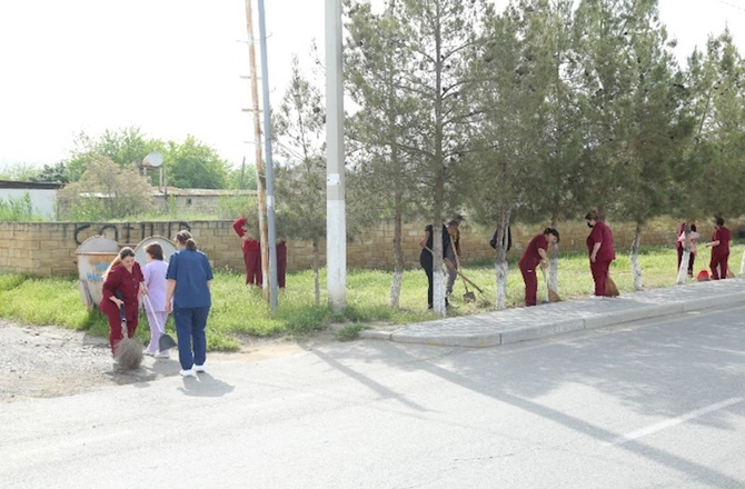 Hacıqabulda iməcilik keçirildi — FOTOLAR