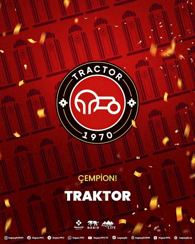 Azərbaycan klubları “Traktor”u təbrik etdilər — FOTOLAR Azərbaycan klubları “Traktor”u təbrik etdilər — FOTOLAR