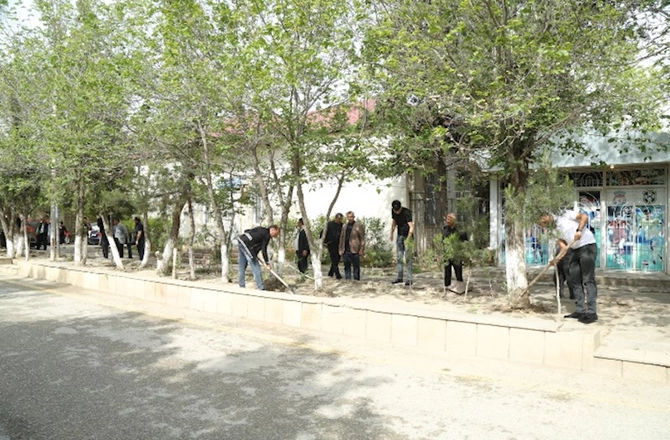 Hacıqabulda iməcilik keçirildi — FOTOLAR