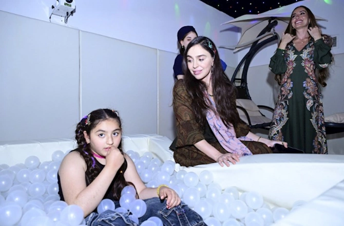Leyla Əliyeva və Arzu Əliyeva Naxçıvanda — FOTOLAR Leyla Əliyeva və Arzu Əliyeva Naxçıvanda — FOTOLAR