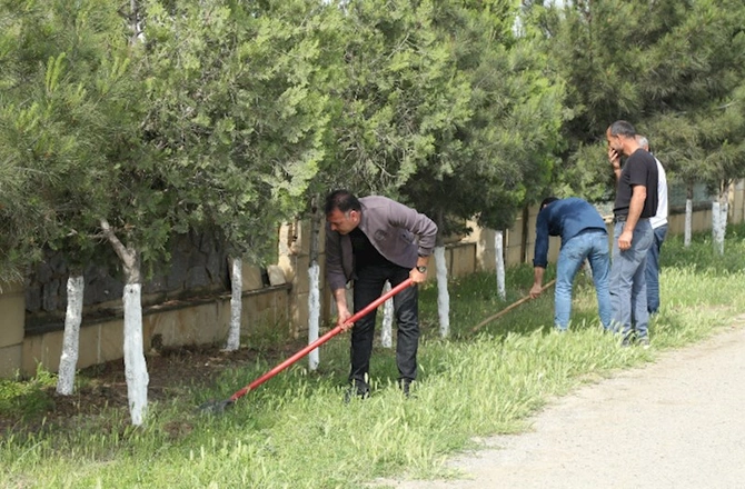 Hacıqabulda iməcilik keçirildi — FOTOLAR