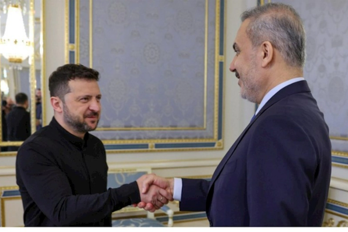 Hakan Fidan Zelenski ilə görüşdü