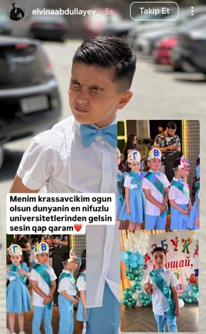 Elvinin oğlu ilə bağlı arzusu — FOTO
