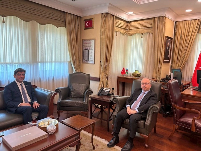 Turizm təyinatlı təşkilat rəhbərlərinin təşəbbüsü ilə Türkiyə səfirliyində görüş keçirilib — FOTOLAR