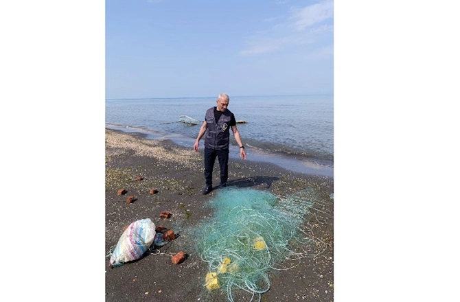 Qanunsuz balıq ovunun qarşısı alınır — FOTOLAR