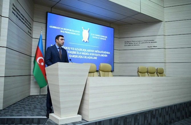 Baş Prokurorluqda media subyektləri və gənclərin iştirakı ilə tədbir keçirilib — FOTOLAR