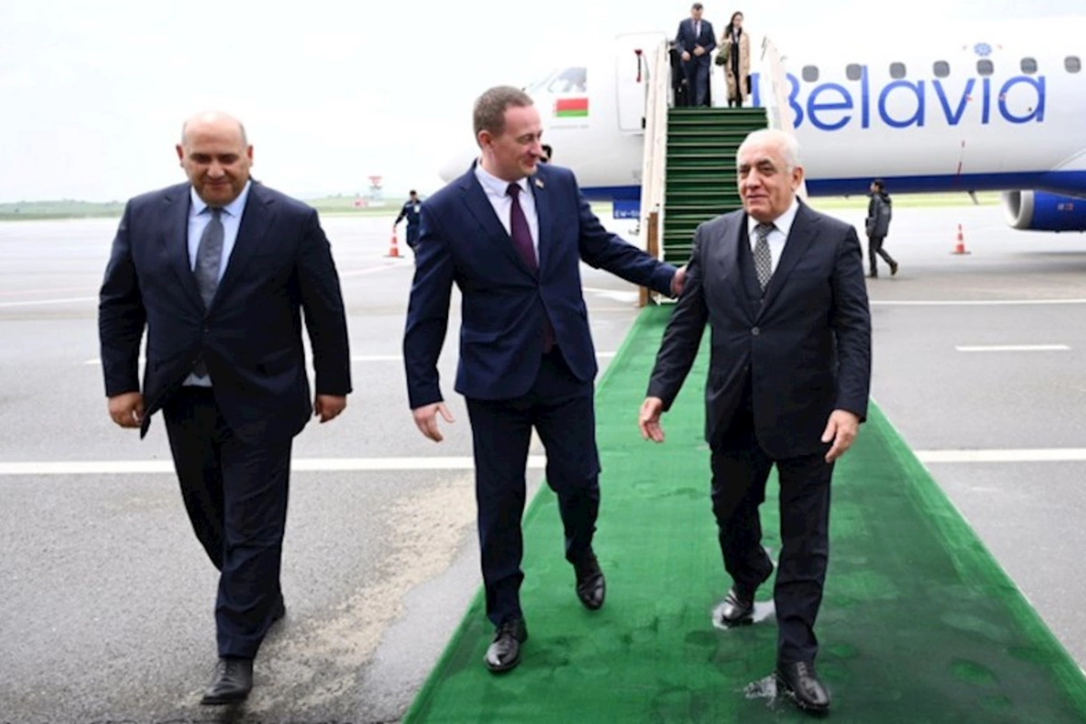 Belarusun Baş naziri Ağdama gəlib