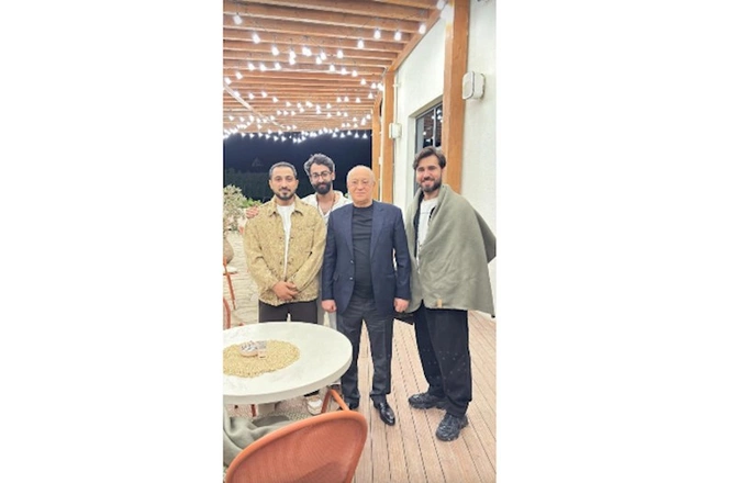 Çingiz Leyla Əliyeva və Kəmaləddin Heydərovla bir arada — FOTOLAR