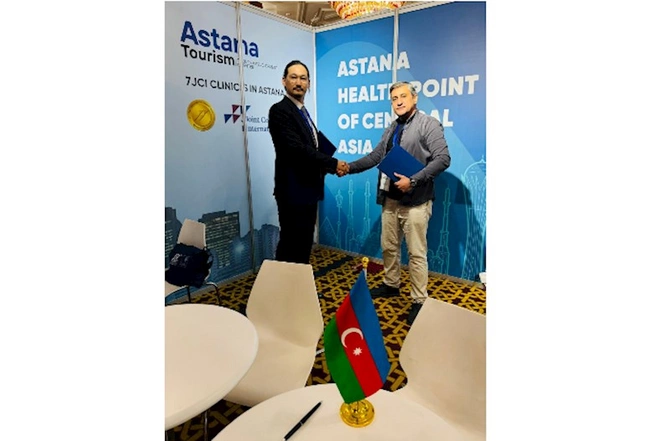 “Astana Turizm” Turizmin İnkişafı Mərkəzi ilə Azərbaycan Sağlamlıq və Termal Turizm Assosiasiyası arasında Memorandum da imzalanıb — FOTOLAR
