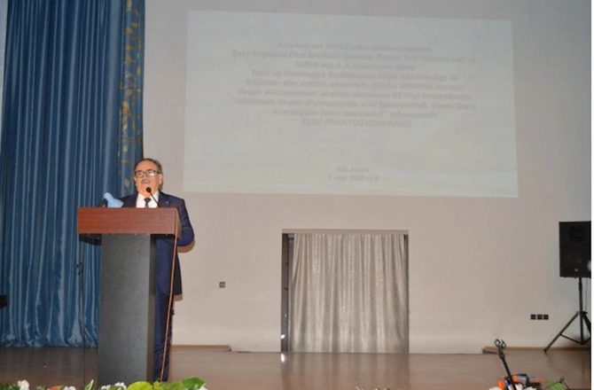 “Akademik Yaqub Mahmudovun elmi fəaliyyətində Şimal-Qərbi Azərbaycan tarixi məsələləri” mövzusunda konfrans keçirilib — FOTOLAR