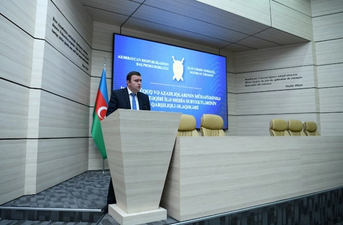 Baş Prokurorluqda media subyektləri və gənclərin iştirakı ilə tədbir keçirilib — FOTOLAR