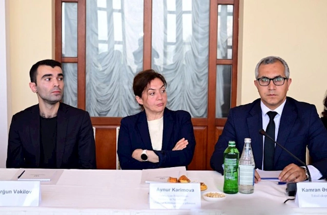 “Musiqi və incəsənət məktəblərində müəllim keyfiyyəti” mövzusunda müzakirələr aparıldı — FOTOLAR
