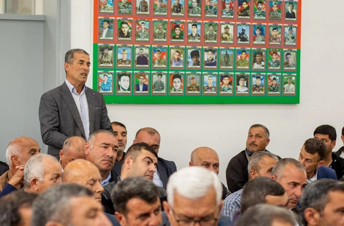 Rüstəm Xəlilov Şorsulu kənd sakinlərinin problemlərini dinləyib — FOTOLAR