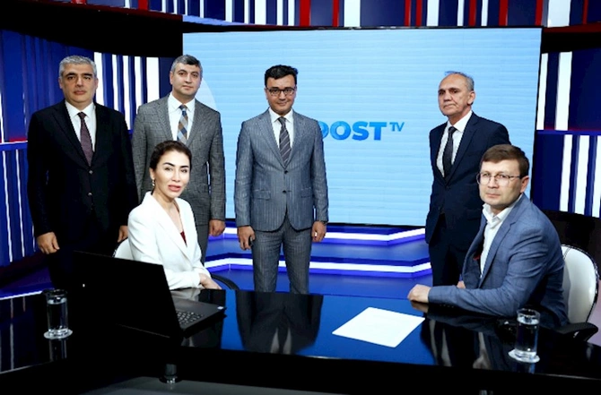 Özbəkistandan olan kommunikasiyaya məsul şəxslər Azərbaycanın müxtəlif dövlət orqan və qurumlarının fəaliyyəti ilə tanış olublar — FOTOLAR